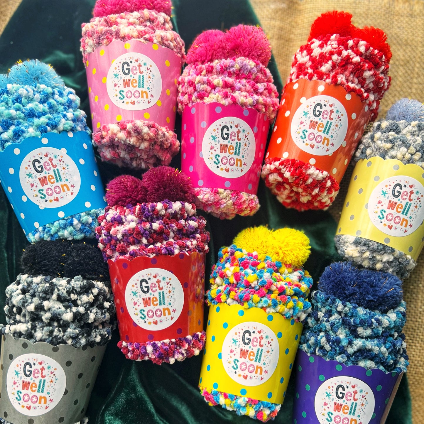 Cozy Cupcake Socks (Get Well Soon) | 9 Colors