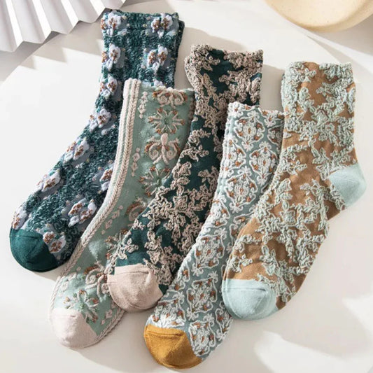 Haden Floral Socks | 5 Colors