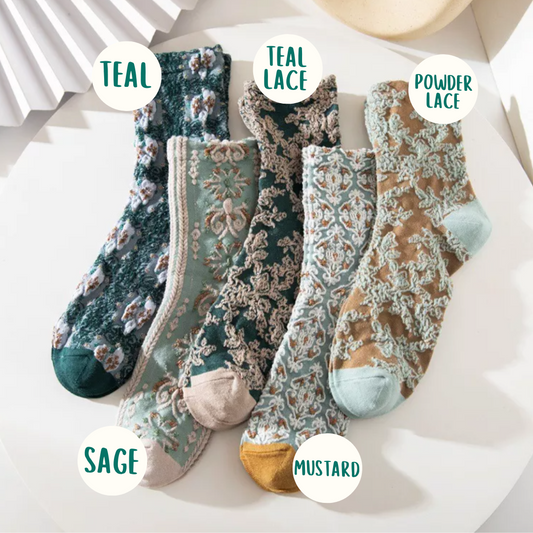 ✨ BRAD'S SPECIAL: Haden Floral Socks