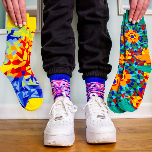 ✨ BRAD'S SPECIAL: Kaleidoscope Socks | 3 Colors