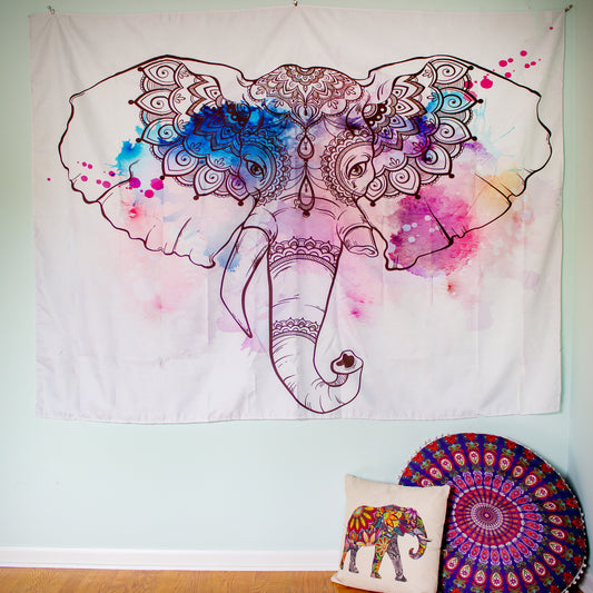 Imani Elephant Tapestry