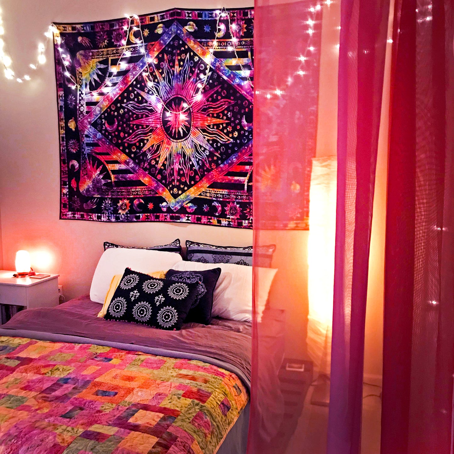 "Out-of-this-World" Rainbow Tapestry