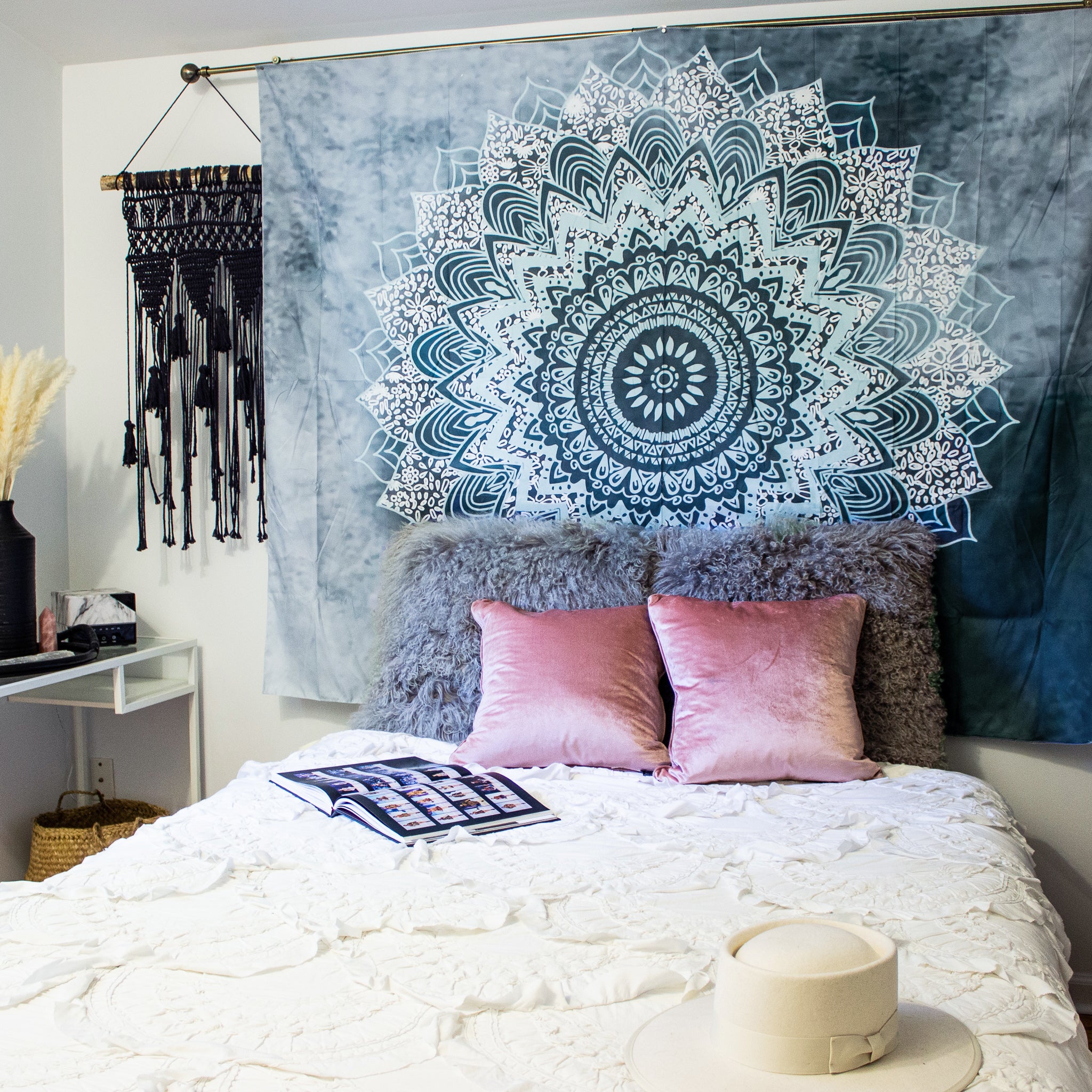 Lotus mandala outlet tapestry