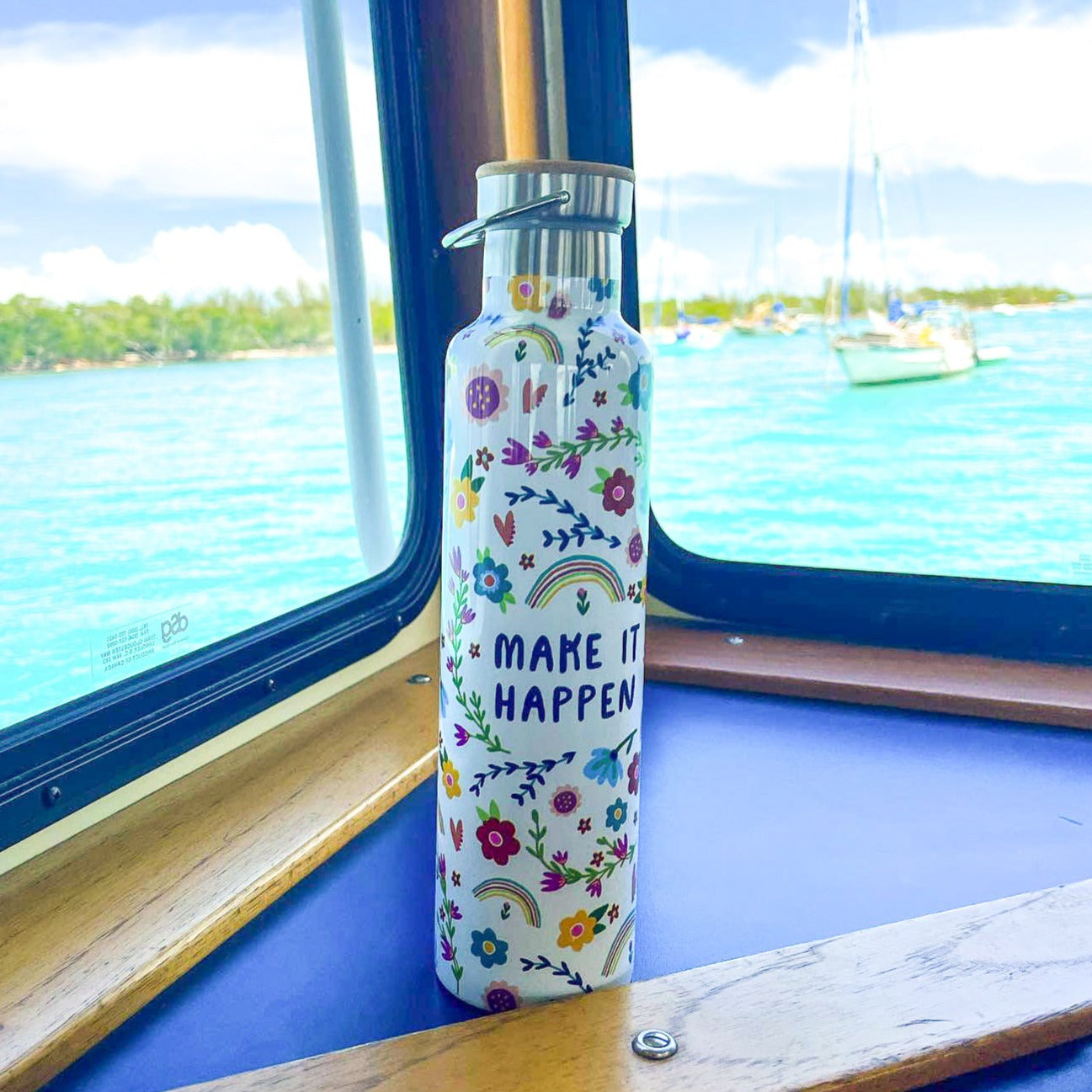Make It Happen Travel Water Bottle