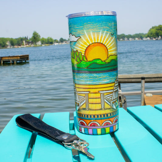 Here Comes the Sun Travel Tumbler