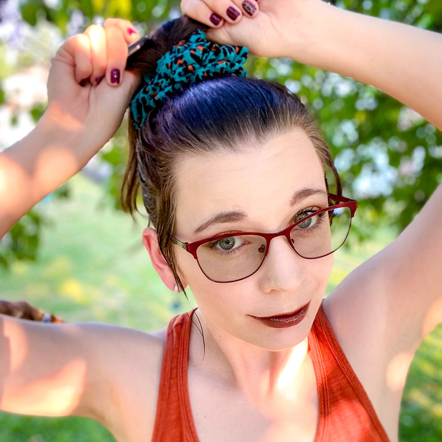 Monica Thick Hair Leopard Scrunchies | 3 Colors