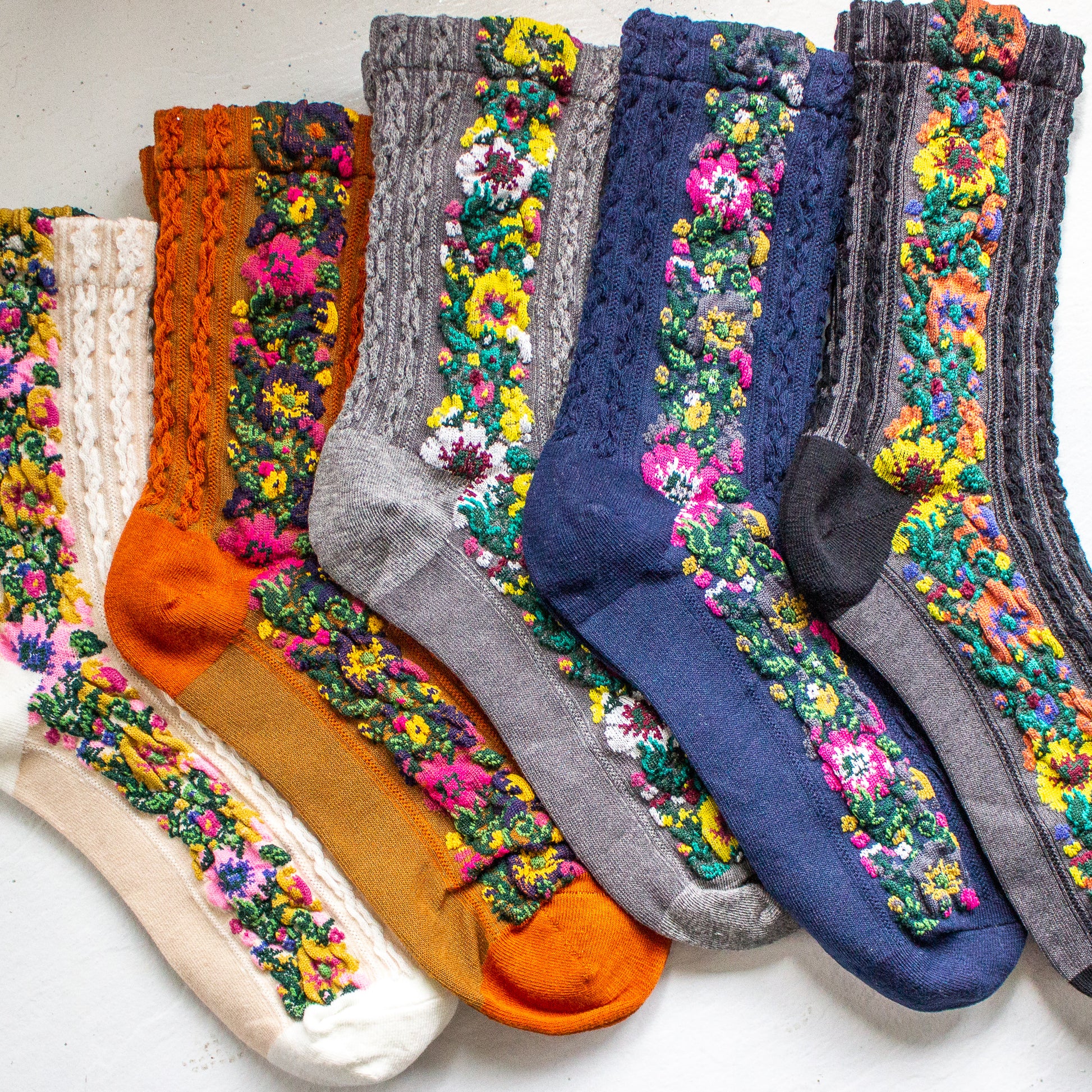 Audrey Vintage Socks  5 Colors – Daisy Dunes