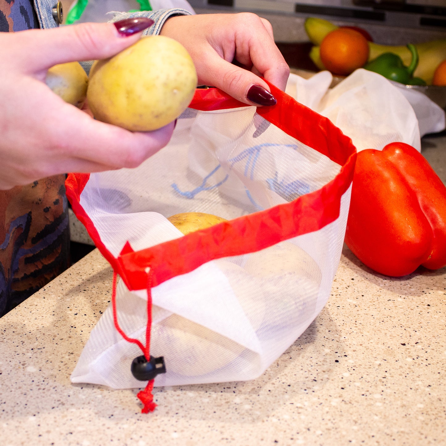 Reusable Produce Bags (ONLY 1 SET LEFT!)